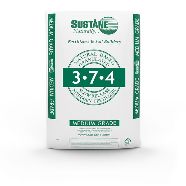 Suståne 3-7-4 green and white bag